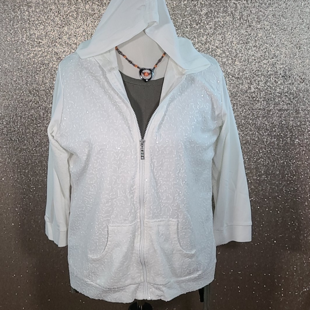 Quaker Factory Sequin jacket B6